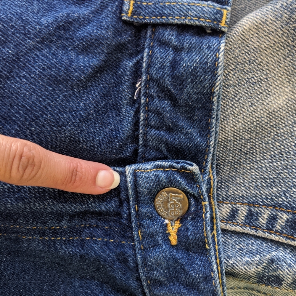 Vintage Lee's Denim Skirt FIRM - Picture 4 of 5